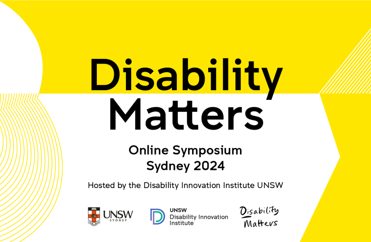Disability Matters Online Symposium 
